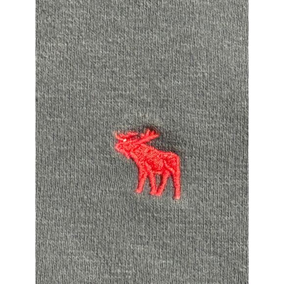 Abercrombie And Fitch Men’s Hoodie Sweatshirt Size XL Navy Blue Moose Y2K? - Picture 2 of 16